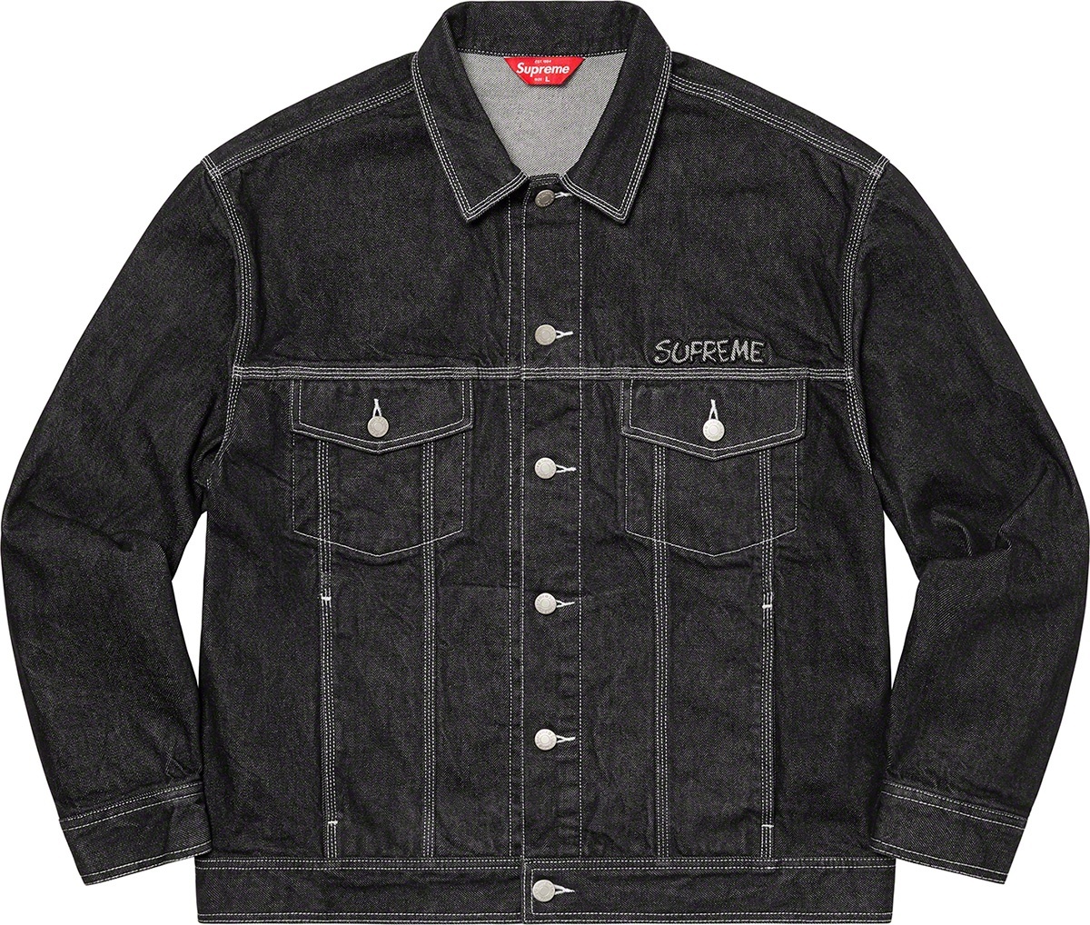 Supreme®/Smurfs™ Denim Trucker Jacket view 7